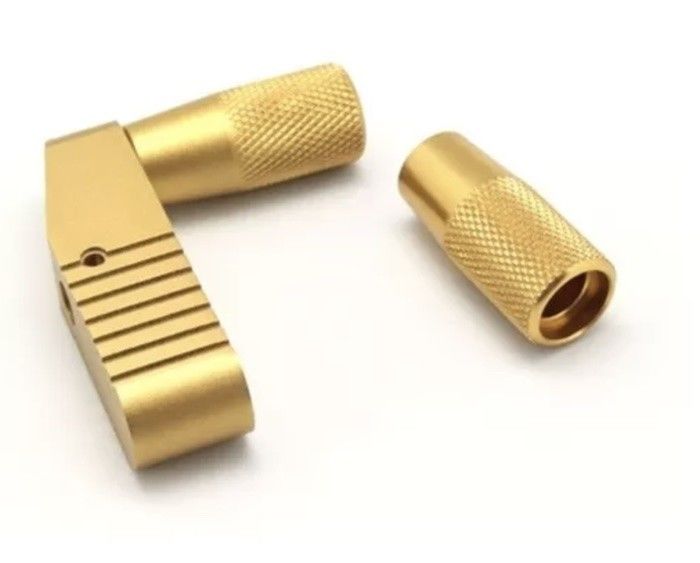 Color amarillo piezas giradas CNC anodizado de aluminio 6061 T6 para carrocería de automóviles