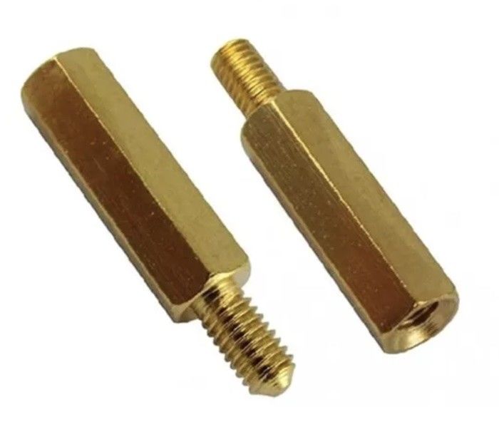 M3 X 8 + 6 mm Hex Brass Standoff Screw para el espaciador de PCB ANSI estándar