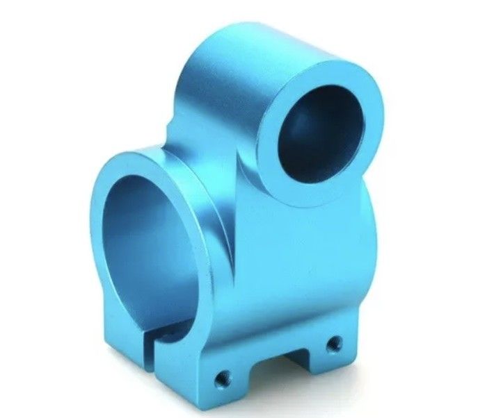 Aluminio 6061-T6 piezas giradas CNC color anodizado para cuerpos de válvulas tallos