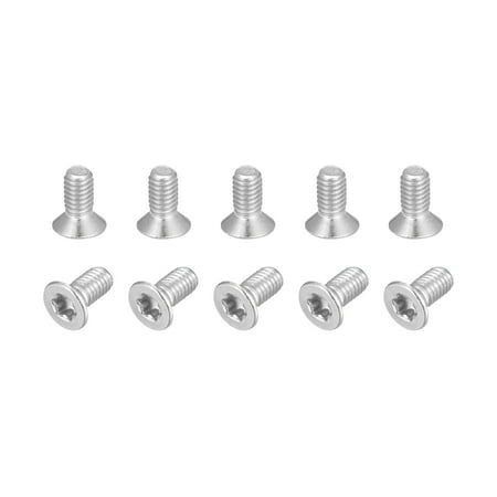 M3x6mm Torx máquina de seguridad tornillos de acero inoxidable 316 contra cabeza hundida manipuladora prueba de tornillos de fijación pernos