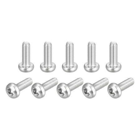 M4x16mm Torx máquina de seguridad tornillos 316 de acero inoxidable cabeza de la cacerola a prueba de alteraciones tornillos de fijación pernos