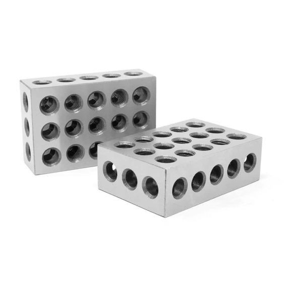 25 mm x 50 mm x 75 mm Bloques métricos de acero endurecido de precisión 123 de calibre