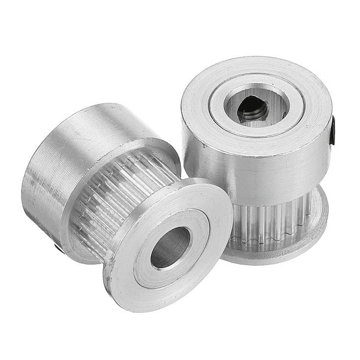 Pulley de tiempo 20Dientes Rueda síncrona Diámetro interno 5Mm/6.35Mm/8Mm para 6Mm ancho Cinturón Partes CNC