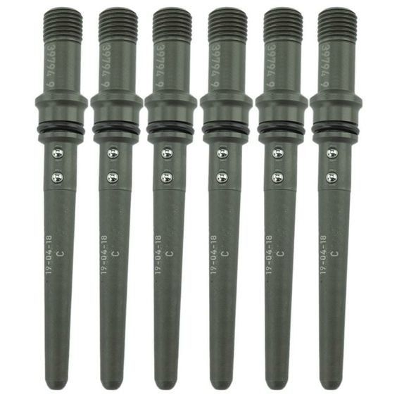 Dodge Remain Injector Pack para el año 2004.5-2007 5.9L Cummins Stock con tubos de conexión Inyección industrial