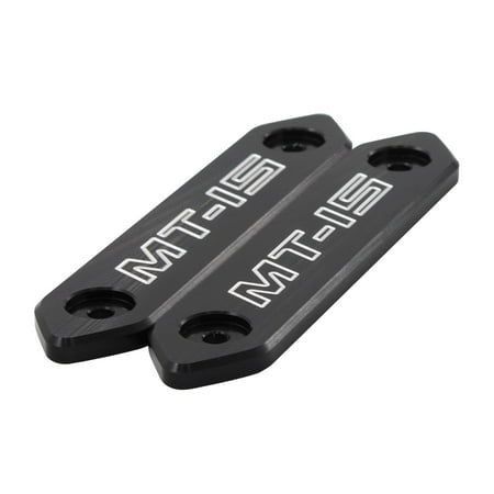 Accesorios decorativos exteriores de aleación de aluminio CNC Mtkracing para MT-15 2018 Partes de motocicletas - Negro
