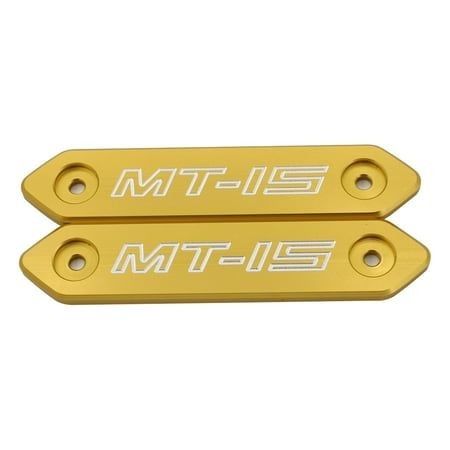 Accesorios decorativos exteriores de aleación de aluminio CNC Mtkracing para MT-15 2018 Partes de motocicletas - Golden