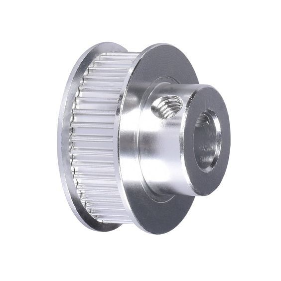 Pulley de tiempo de aluminio 40 dientes 8 mm para ancho 6 mm para partes de impresoras 3D