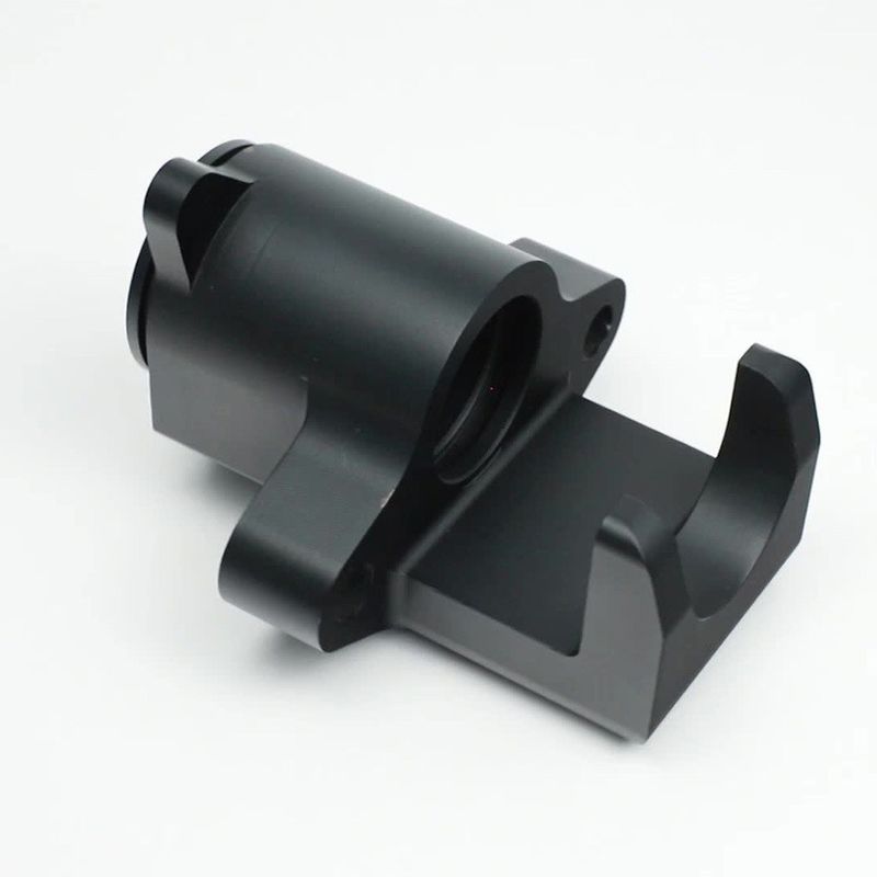 Partes de fresado CNC de acero inoxidable de aluminio y titanio de aleación de metal personalizadas para soporte de caña de pesca marina