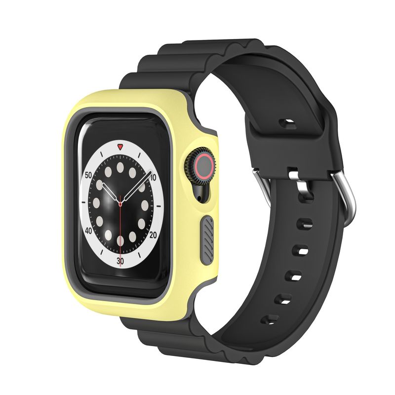 Pueden customizar la caída resistente de doble color de protección de caja TPU de protección de smartwatch de la caja