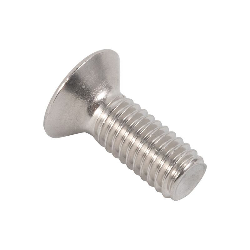 C1022 304 316 Cabeza de Csk de acero inoxidable ISO7046 Cerrojo cruzado con cabeza plana reincorporada tornillo de máquina