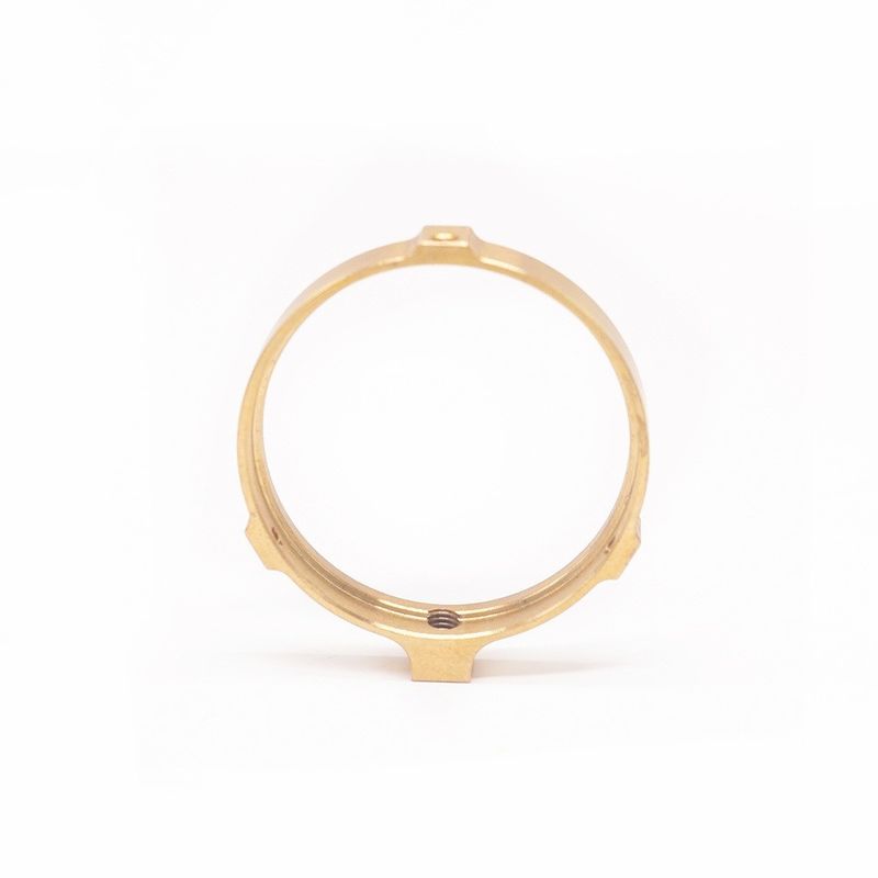 Fabricante profesional Anillo de latón CNC personalizado Herramientas de relojes de precisión OEM Fresa CNC Anillo de latón de hilo femenino