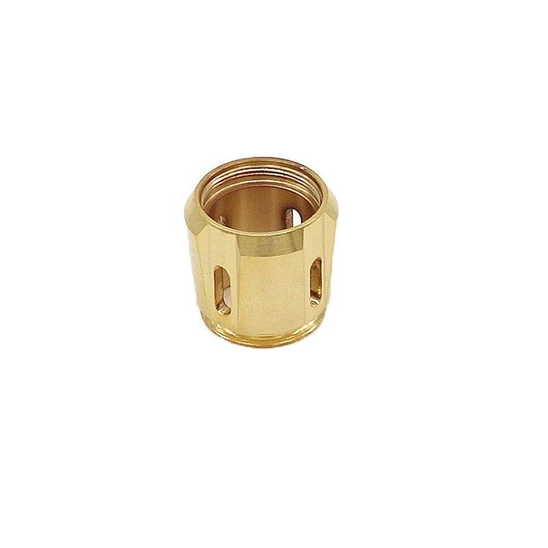 Mecanizado CNC de cuatro ejes a cinco ejes de precisión para el procesamiento de cobre accesorios de cigarrillos electrónicos cubierta de aceite
