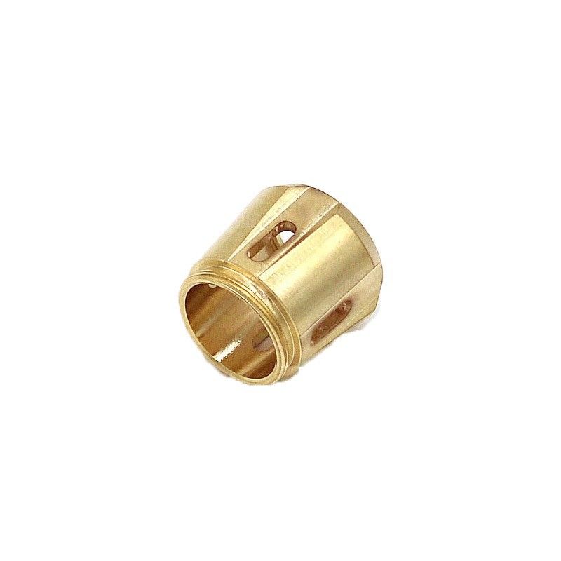 Mecanizado CNC de cuatro ejes a cinco ejes de precisión para el procesamiento de cobre accesorios de cigarrillos electrónicos cubierta de aceite