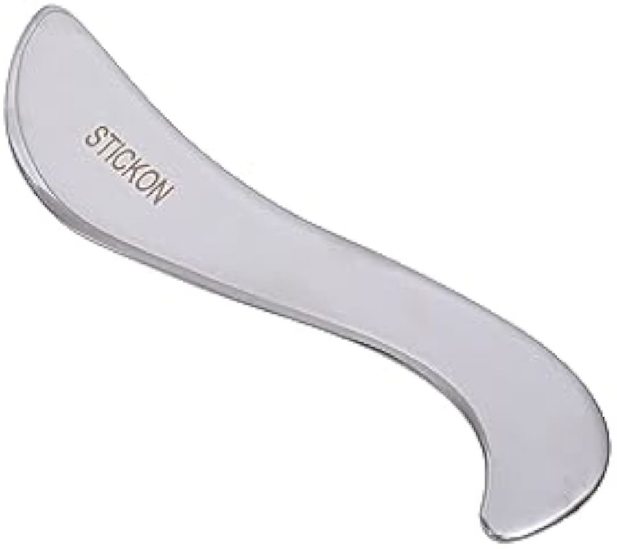 ESTINK Guasha Scraping herramienta de masaje de acero inoxidable de mejora de raspador muscular para movilización de tejidos blandos espalda piernas cuello