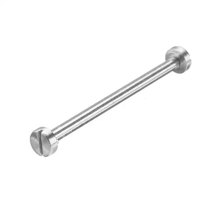 Casilla de acero inoxidable personalizada con correa de cinturón de cinturón para conectar el tubo de tornillo de enlace para reloj
